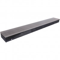 Внутрипольный конвектор STOUT SCN-1100 110х240х1800 (Решётка роликовая) правое подключение, SCN-1100-1124180