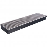 Внутрипольный конвектор STOUT SCQ-1100 75х240х800 (Решётка роликовая) правое подключение, SCQ-1100-0724080