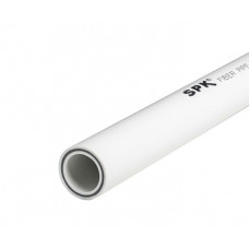 Труба полипропиленовая армированная стекловолокном PN25 63х10,5, белая SPK