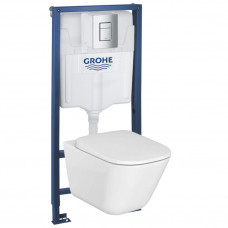 Комплект инсталляция Rapid SL с панелью смыва Skate Cosmopolitan и унитаз 34647L000 GROHE