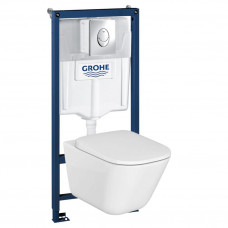 Комплект инсталляция Rapid SL с панелью смыва Skate Air и унитаз 34647L000 GROHE
