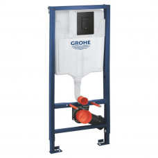 Инсталляция для унитаза Rapid SL с панелью смыва Skate Cosmopolitan, фантомный черный GROHE